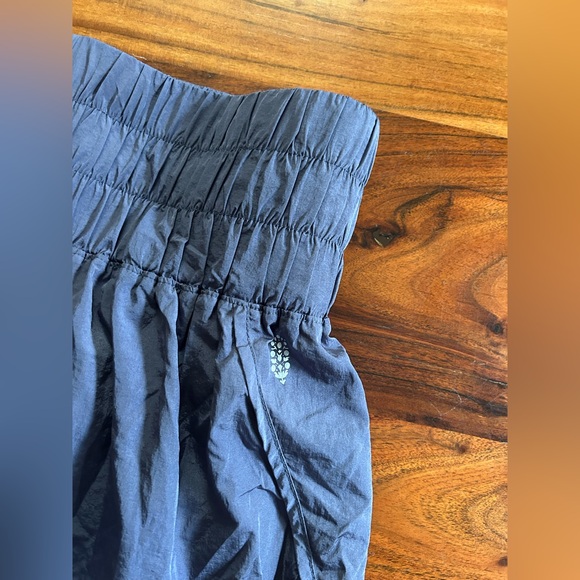 Free People Movement Womens  Blue Running Lined Windbreaker High Rise Shorts - Picture 7 of 8